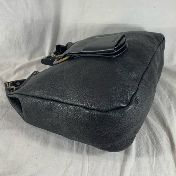 DEAN Authentic Black Leather Tote Shoulder Bag - Picture 8 of 16
